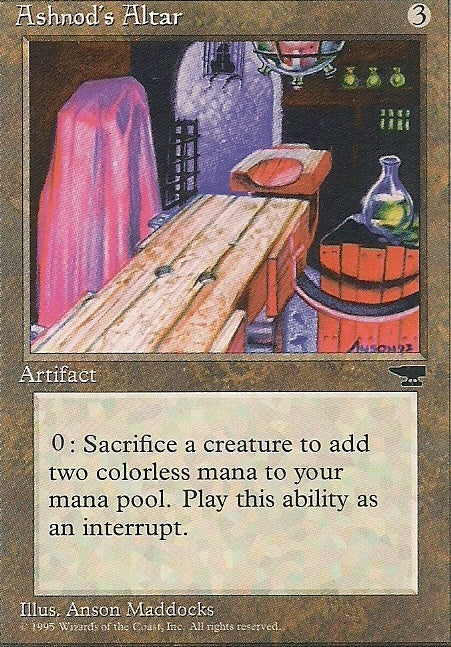 ASHNOD´S ALTAR, Magic -The Gathering-, Ausgabe / Set / Serie Antiquities (Antiquities Wars) 1995