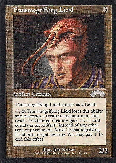 TRANSPOGIFYING LICID, Magic -The Gathering-, Ausgabe / Set / Serie Exodus (Exodus) 1998