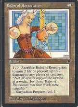 Lade das Bild in den Galerie-Viewer, BALM OF RESTORATION, Magic -The Gathering-, Ausgabe / Set / Serie Fallen Empires (Fallen Empires) 1994
