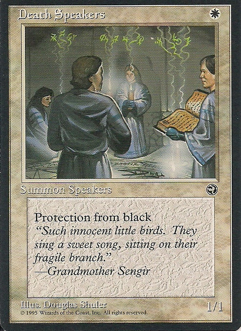 DEATH SPEAKERS, Magic -The Gathering-, Ausgabe / Set / Serie Heimatländer (Homelands) 1995