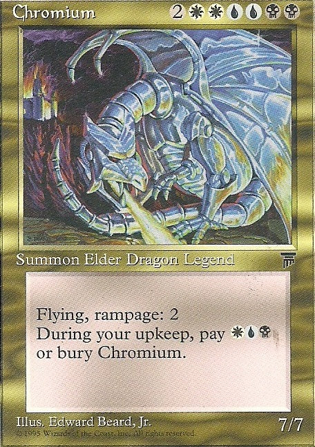 CHROMIUM, Magic -The Gathering-, Ausgabe / Set / Serie Legenden (Legends) 1994