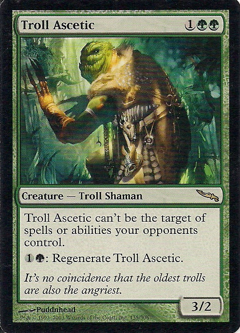 TROLL ASCETIC, Magic -The Gathering-, Ausgabe / Set / Serie Mirrodin (Mirrordin) 2003