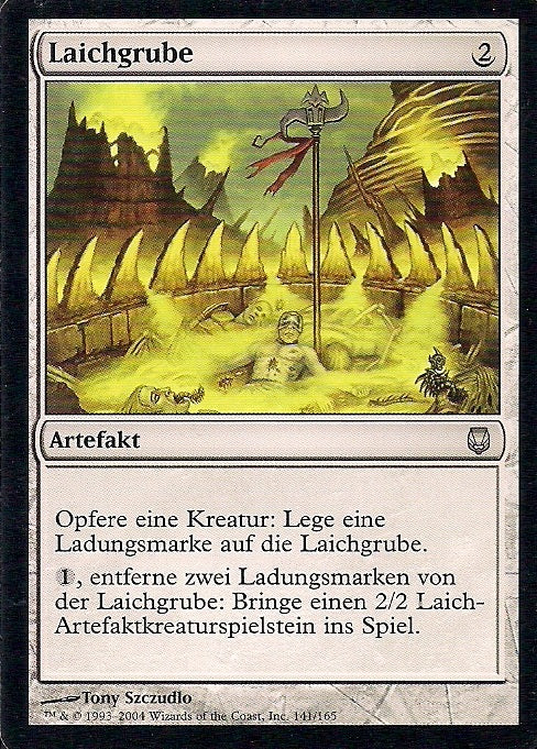 LAICHGRUBE, Magic -The Gathering-, Ausgabe / Set / Serie Nachtstahl (Darksteel) 2004