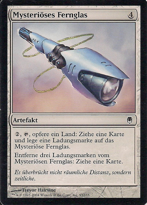 MYSTERIÖSES FERNGLAS, Magic -The Gathering-, Ausgabe / Set / Serie Nachtstahl (Darksteel) 2004