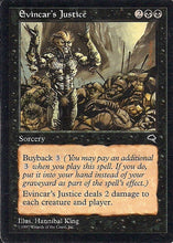 Lade das Bild in den Galerie-Viewer, EVINCAR´S JUSTICE, Magic -The Gathering-, Ausgabe / Set / Serie Sturmwind (Tempest) 1997
