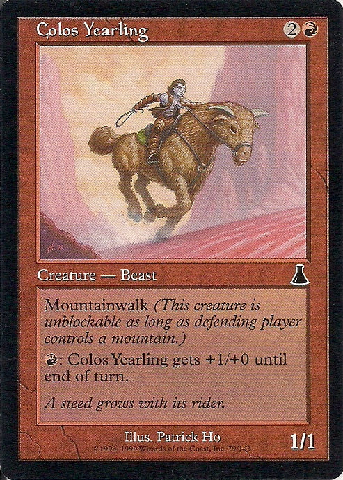 COLOS YEARLING, Magic -The Gathering-, Ausgabe / Set /  Urzas Schicksal (Urza´s Destiny) 1999