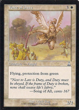 Lade das Bild in den Galerie-Viewer, VOICE OF DUTY, Magic -The Gathering-, Ausgabe / Set /  Urzas Schicksal (Urza´s Destiny) 1999
