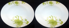 Lade das Bild in den Galerie-Viewer, 2er Set DESSERTTELLER - Porzellan, Farbklecks- / Fleck Dekor
