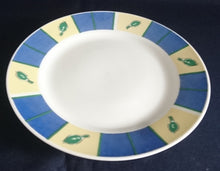 Lade das Bild in den Galerie-Viewer, 2er Set DESSERTTELLER - Porzellan, Zweifarbiges Modern Dekor - EUER MARKT
