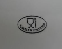 Lade das Bild in den Galerie-Viewer, 3er KAFFEEGEDECK "Porcelain Collection" - Porzellan, Ländliches Gänse Schleifen Motiv Dekor
