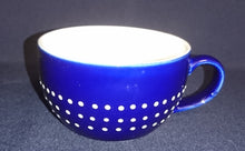 Lade das Bild in den Galerie-Viewer, 2er Set 2er KAFFEEGEDECKE - Keramik / Steingut, Punkte Kreise Dekor
