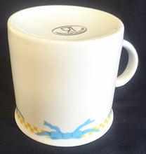 Lade das Bild in den Galerie-Viewer, KAFFEETASSE "Porcelain Collection" - Porzellan, Ländliches Gänse Schleifen Motiv Dekor
