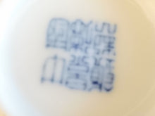 Lade das Bild in den Galerie-Viewer, KLEINE BLUMENVASE - Porzellan, Blumenblüten Schilfpflanzen Abstrakt Rand Motiv Dekor
