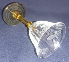 Lade das Bild in den Galerie-Viewer, 2er Set GETRÄNKEGLÄSER - Hartglas, Pflanzen Weintrauben Dekor
