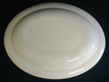 Lade das Bild in den Galerie-Viewer, SERVIERPLATTE - Keramik / Steingut, Ovale Form, Englisch Ländliches Dekor
