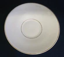 Lade das Bild in den Galerie-Viewer, UNTERTASSE - Porzellan, Zweifacher Goldrand Dekor
