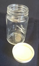 Lade das Bild in den Galerie-Viewer, 2er Set KLEINE VORRATSDÖSCHEN MIT SCHRAUBDECKEL - Press- / Hartglas &amp; Metall, Klassisch Design Form Dekor
