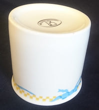 Lade das Bild in den Galerie-Viewer, 2er Set MILCHKÄNNCHEN &amp; ZUCKERDOSE OHNE DECKEL "Porcelain Collection" - Porzellan, Ländliches Gänse Schleifen Motiv Dekor
