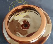 Lade das Bild in den Galerie-Viewer, ZUCKERDOSE MIT DECKEL - Keramik / Steingut, Klassisch Streifen Dekor
