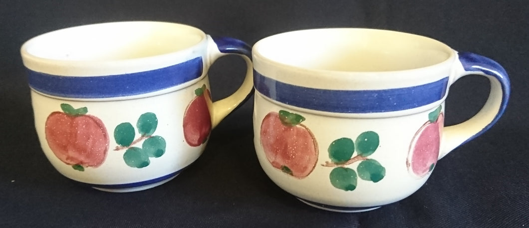 2er Set KAFFEETASSEN - Keramik / Steingut, 