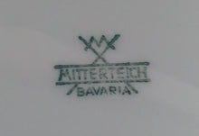 Lade das Bild in den Galerie-Viewer, 2er Set DESSERTTELLER - Porzellan, Flora Pflanzen Rosenblumen Blüten Motiv Dekor
