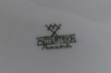 Lade das Bild in den Galerie-Viewer, 3er KAFFEEGEDECK - Porzellan, Platinrand Abstrakter Geometrisches Muster Relief Dekor
