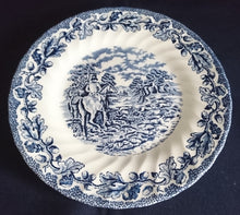 Lade das Bild in den Galerie-Viewer, 22 Teiliges KAFFEESERVICE &quot;Country Life&quot; - Keramik / Steingut (Fine Staffordshire Ware), Englisches Landleben Scenen Motiv Dekor, Hand graviert
