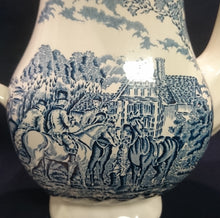 Lade das Bild in den Galerie-Viewer, 22 Teiliges KAFFEESERVICE &quot;Country Life&quot; - Keramik / Steingut (Fine Staffordshire Ware), Englisches Landleben Scenen Motiv Dekor, Hand graviert
