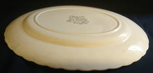 Lade das Bild in den Galerie-Viewer, SERVIERPLATTE "Country Life" - Keramik / Steingut (Fine Staffordshire Ware), Ovale Form, Englisches Landleben Scenen Motiv Dekor, Hand graviert
