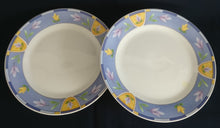 Lade das Bild in den Galerie-Viewer, 2er Set DESSERTTELLER "Betty" - Porzellan, Pflanzen Tulpen Blumenblüten Flora Abstrakt Motiv Dekor
