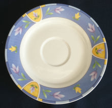 Lade das Bild in den Galerie-Viewer, 2er Set 3er KAFFEEGEDECKE "Betty" - Porzellan, Pflanzen Tulpen Blumenblüten Flora Abstrakt Motiv Dekor
