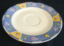 Lade das Bild in den Galerie-Viewer, 3er KAFFEEGEDECK "Betty" - Porzellan, Pflanzen Tulpen Blumenblüten Flora Abstrakt Motiv Dekor
