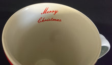 Lade das Bild in den Galerie-Viewer, KAFFEETASSE - Keramik / Steingut, Schriftzug Merry Christmas Advents Weihnachten Motiv Dekor
