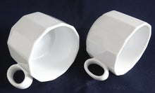 Lade das Bild in den Galerie-Viewer, 2er Set KAFFEETASSEN - Porzellan, Gastronomie Einfärbiges Klassisch Dekor

