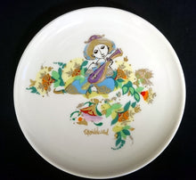 Lade das Bild in den Galerie-Viewer, SAMMELTELLERCHEN UNTERSETZER - Porzellan, Orientalisches Frau mit Geige Blumenblüten Pflanzen Motiv Dekor, Björn Wiinblad Designer
