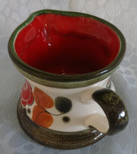 Lade das Bild in den Galerie-Viewer, MILCHKÄNNCHEN "Tirol" - Keramik / Steingut, Rosen Motiv Dekor, Handbemalt
