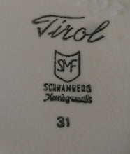 Lade das Bild in den Galerie-Viewer, ZUCKERDOSE OHNE DECKEL "Tirol" - Keramik / Steingut, Rosen Motiv Dekor, Handbemalt
