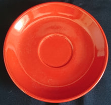 Lade das Bild in den Galerie-Viewer, 2er Set UNTERTASSEN "Tirol" - Keramik / Steingut, 55mm Innen, Einfärbiges Dekor, Handbemalt
