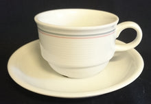 Lade das Bild in den Galerie-Viewer, 2er KAFFEEGEDECK - Porzellan, Kreislinien Klassisch Dekor
