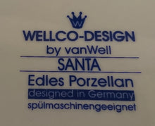 Lade das Bild in den Galerie-Viewer, 2er Set 3er KAFFEEGEDECKE "Santa" - Porzellan, Weihnachtsmann Nikolaus Sterne Schneeflocken Geschenke Motiv Dekor
