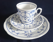 Lade das Bild in den Galerie-Viewer, KAFFEETASSE - Porzellan, Klassisch Style, Indisch Blau Strohblume Dekor
