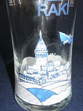 Lade das Bild in den Galerie-Viewer, GETRÄNKEGLAS - Hartglas, Stadt am Meer Werbe Aufschrift Motiv Dekor
